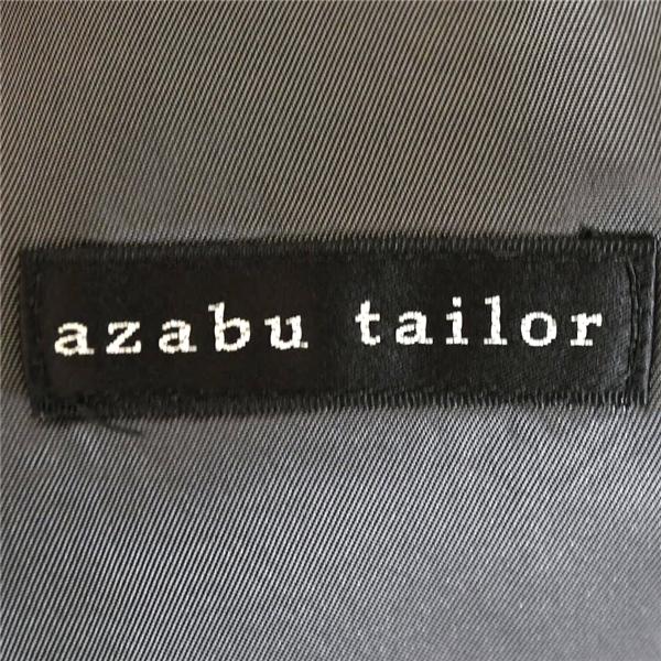 麻布テーラー azabu tailor 英国製生地 モヘヤ混 金ボタン 2つボタン シングル 紺ブレザージャケット M ダークネイビー 袖口4つ釦 / 6TC041 | 麻布テーラー | 03