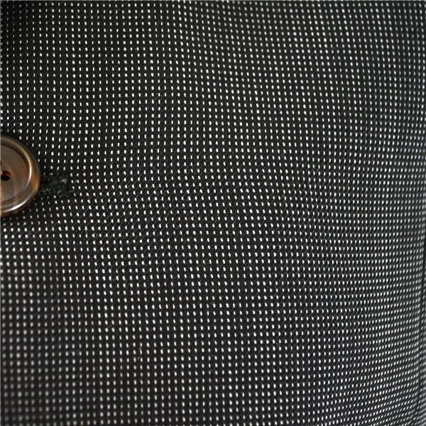 麻布テーラー azabu tailor 英国製生地 2つボタン シングル ジャケット L ダークグレー ピンドット 袖口4つ釦 本切羽 春秋冬対応 / 6TC042 | 麻布テーラー | 02