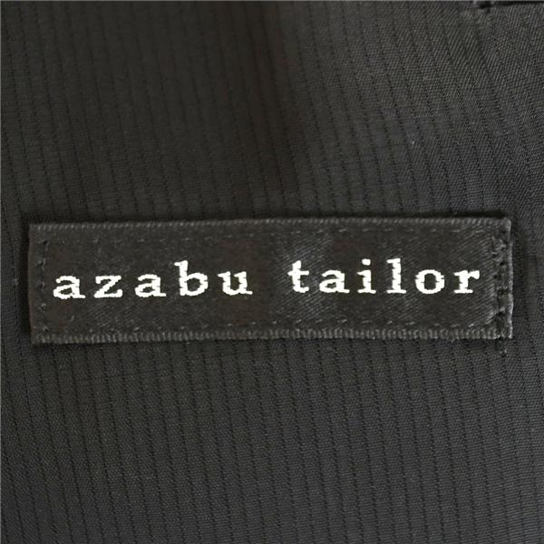 麻布テーラー azabu tailor 英国製生地 2つボタン シングル ジャケット L ダークグレー ピンドット 袖口4つ釦 本切羽 春秋冬対応 / 6TC042 | 麻布テーラー | 03