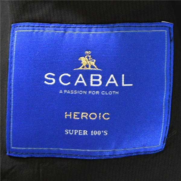 麻布テーラー azabu tailor スキャバル生地 super100's 2つボタンシングル ジャケット M ミドルグレー 袖口4つ釦 本切羽 春秋冬対応 6TC043 | 麻布テーラー | 04