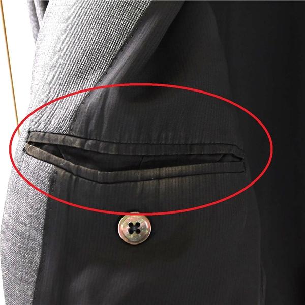 麻布テーラー azabu tailor スキャバル生地 super100's 2つボタンシングル ジャケット M ミドルグレー 袖口4つ釦 本切羽 春秋冬対応 6TC043 | 麻布テーラー | 06