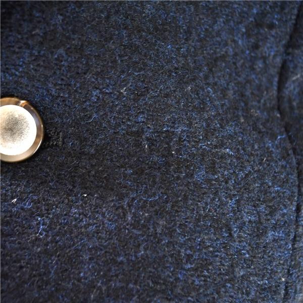 JUNKO SHIMADA 伊製生地 2つボタン シングル ジャケット A4 / M ダークネイビー 袖口3つ釦 背抜き 秋冬対応 G202J575-0 / 6TC050 | JUNKO SHIMADA | 02