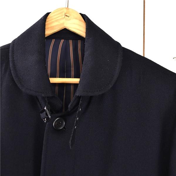 スーツカンパニー カシミヤ混 比翼仕立て 5つボタン シングル コート L ブラック チンストラップ付 総裏地仕上げ 春秋冬対応 7132 / 6TC052 | SUIT SQUARE | 03