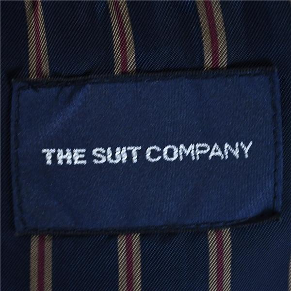 スーツカンパニー カシミヤ混 比翼仕立て 5つボタン シングル コート L ブラック チンストラップ付 総裏地仕上げ 春秋冬対応 7132 / 6TC052 | SUIT SQUARE | 04