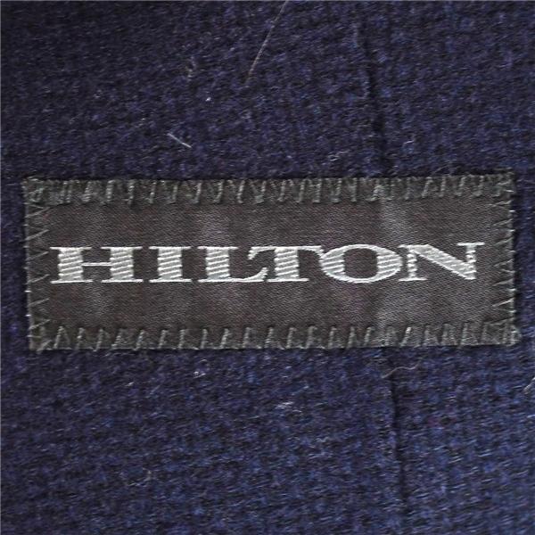 HILTON 伊製生地 Designed by RING JACKET 2つボタン シングル ジャケット M ダークネイビー 袖口3つ釦 本切羽 JKT-4A1 / 6TC058 | HILTON | 03