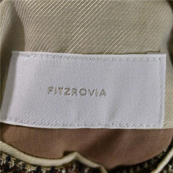 スペイン製 dunhill FITZROVIA シルク混 麻リネン混 3つボタン シングル ジャケット 8-48S / L ベージュ グレンチェック 10F3D0 / 6TC059 | dunhill | 04