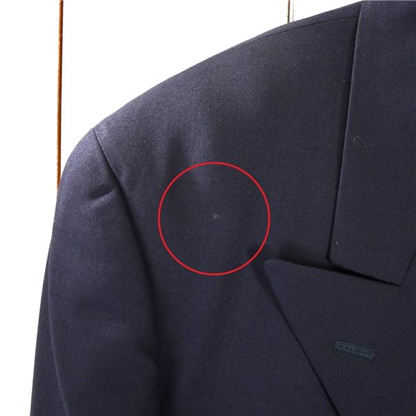 ルイス Louis 金ボタン 6つボタン ダブル 紺ブレザージャケット AB6 / L ダークネイビー 袖口4つ釦 日本製 春夏対応 SLBXB523400 / 6TC062 | ブランド登録なし | 06