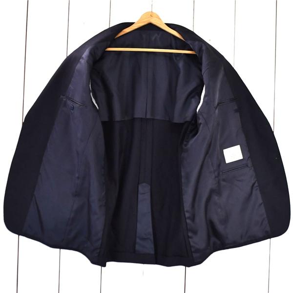 フライデー FRIDAY 2つボタン シングル ジャケット BB6 / L ダークネイビー 袖口3つ釦 春夏秋対応 フォークナー 124401-1 / 6TC064 | ブランド登録なし | 01