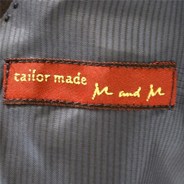 伊製生地 CABALANE コットン100％ 金ボタン 2つボタン シングル 紺ブレザー ジャケット L ダークネイビー 袖口4つ釦 本切羽 / 6TC068 | ブランド登録なし | 04