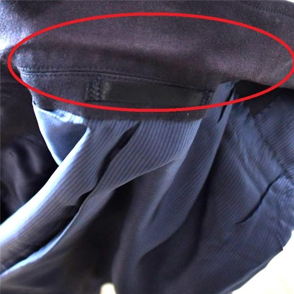 伊製生地 CABALANE コットン100％ 金ボタン 2つボタン シングル 紺ブレザー ジャケット L ダークネイビー 袖口4つ釦 本切羽 / 6TC068 | ブランド登録なし | 06