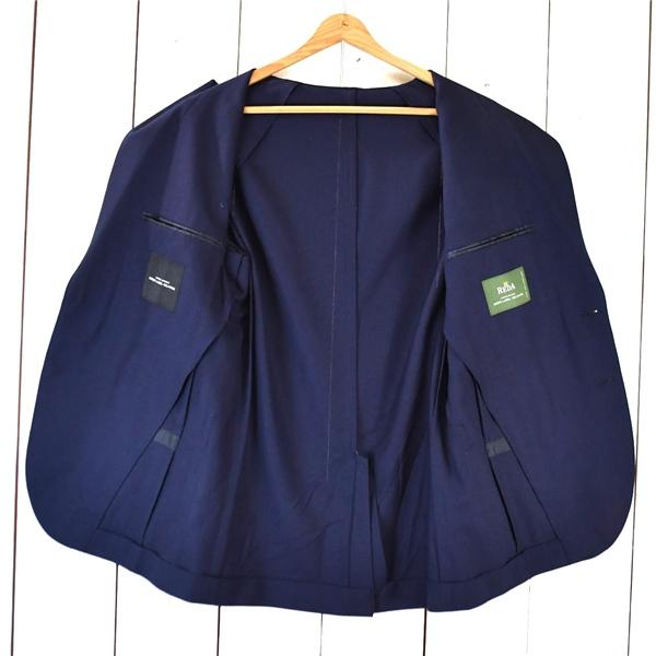 GREEN LABEL RELAXING 伊製REDA生地 2つボタン シングル ジャケット 46 / M ダークネイビー 袖口3つ釦 3122-110-1004 / 6TC070 | green label relaxing | 01