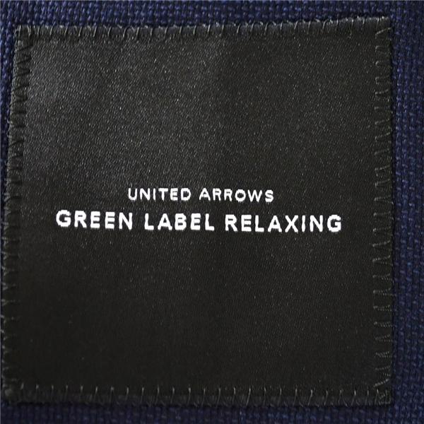 GREEN LABEL RELAXING 伊製REDA生地 2つボタン シングル ジャケット 46 / M ダークネイビー 袖口3つ釦 3122-110-1004 / 6TC070 | green label relaxing | 03