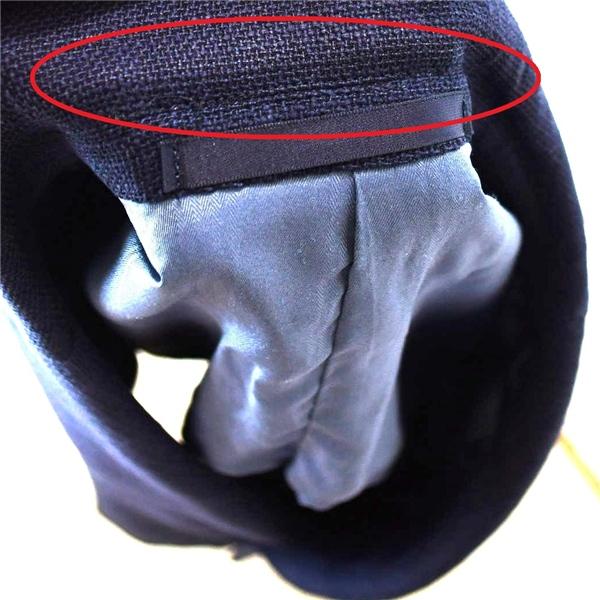 清川 KIYOKAWA 伊製ロロピアーナ生地 2つボタン シングル ジャケット L ダークネイビー 袖口3つ釦 春夏秋対応 / 6TC072 | Loro Piana | 05