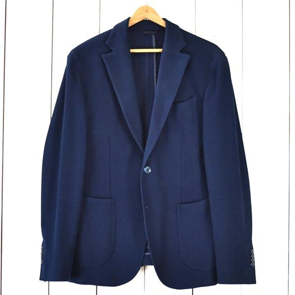 伊製 EADEM エアディム コットン100％ 3つボタン シングル 段返り ジャケット 52R / XL ダークネイビー 袖口4つ釦 2995 / 6TC074 | ブランド登録なし