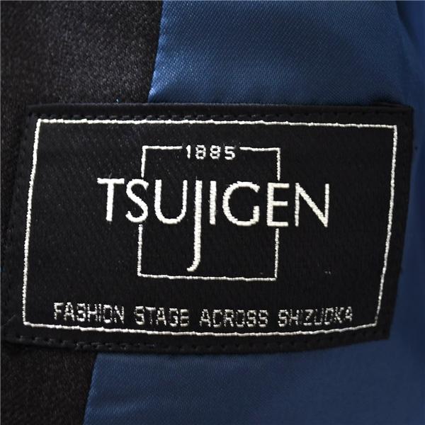 TSUJIGEN ダンヒル生地 dunhill 2つボタン シングル ジャケット L ダークグレー ウインドペン 袖口4つ釦 春秋冬対応 / 6TC084 | dunhill | 03