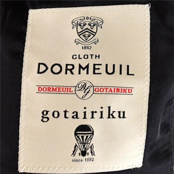 五大陸 gotairiku ドーメル生地 2つボタン シングル ジャケット 38 / L ミドルグレー ストライプ 袖口4つ釦 0205-SR-GL-CM-0135 / 6TC085 | gotairiku | 03