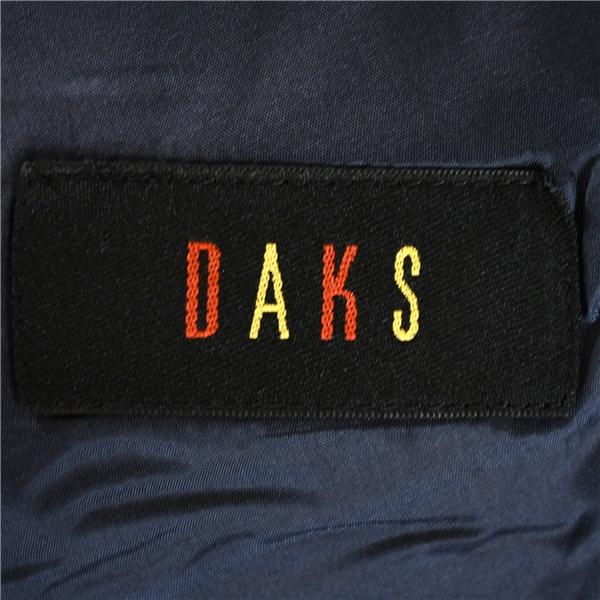 ダックス DAKS コットン混 3つボタン シングル 段返り ジャケット M ブラック 袖口3つ釦 春夏秋対応 日本製 CJK-DD-M-0207 / 6TC094 | DAKS | 03