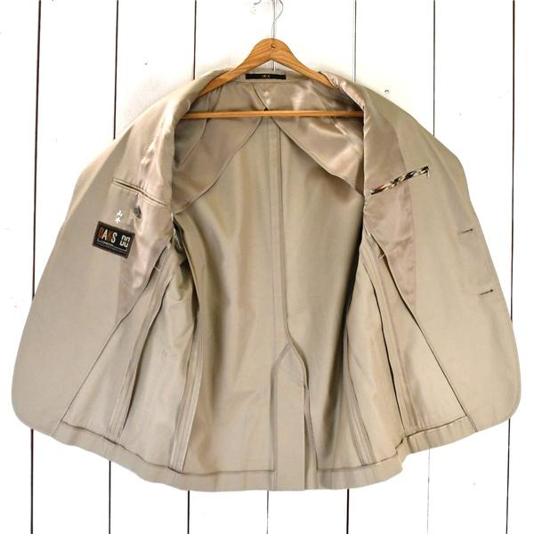 ダックス DAKS コットン100％ 2つボタン シングル ジャケット 94AB4 / S ライトベージュ 袖口3つ釦 日本製 V-DW-4300P / 6TC096 | DAKS | 01