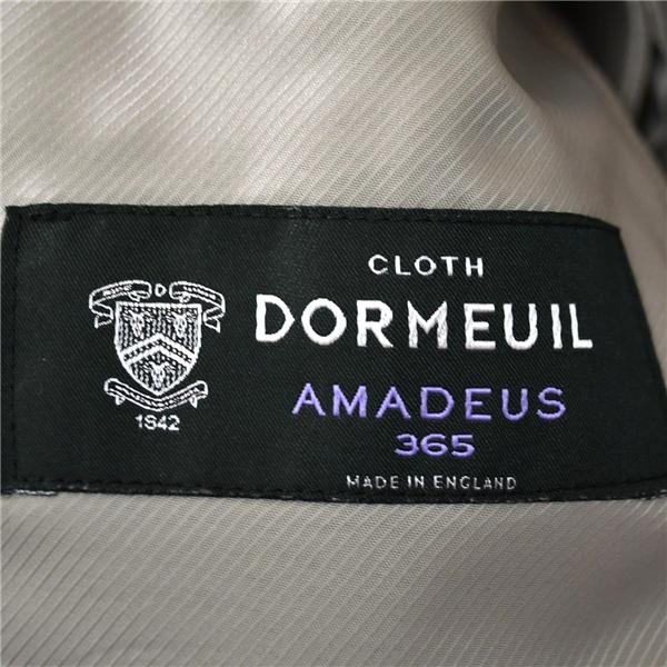 麻布テーラー azabu tailor 英国製ドーメル生地 2つボタン シングル ジャケット 044A / L ミドルグレー 袖口4つ釦 O213GZ1A / 6TC106 | アールエム ウィリアムス | 03