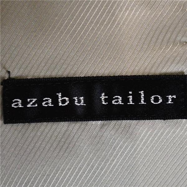麻布テーラー azabu tailor 英国製ドーメル生地 2つボタン シングル ジャケット 044A / L ミドルグレー 袖口4つ釦 O213GZ1A / 6TC106 | アールエム ウィリアムス | 04