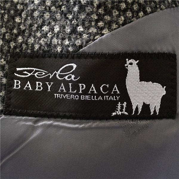 ダックス DAKS アルパカ混 2つボタン シングル ジャケット AB5 / L グレー バーズアイ 袖口4つ釦 日本製 BR-DD-LW-0704 / 6TC110 | DAKS | 03