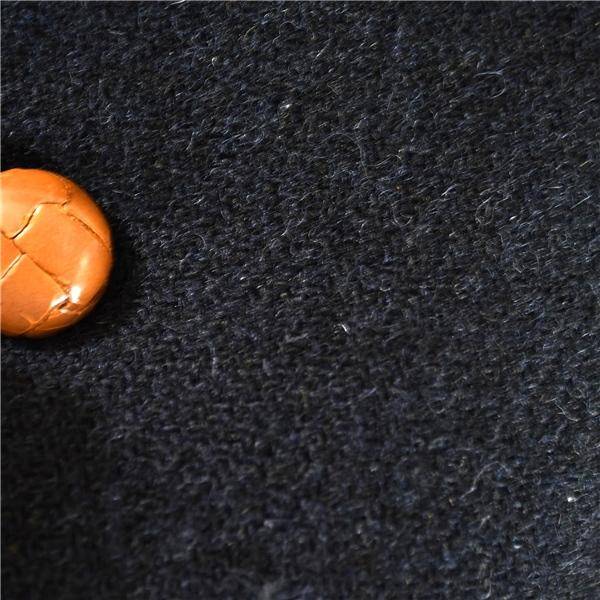 Kent House ハリスツイード生地 くるみボタン 3つボタン シングル コート ジャケット L ダークネイビー 袖口4つ釦 K22301928 / 6TD001 | HARRIS TWEED | 02