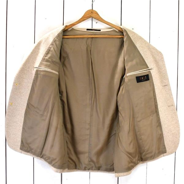 ダックス DAKS カシミヤ混 2つボタン シングル ジャケット M ベージュ 袖口4つ釦 日本製 秋冬対応 CJK-DD-BW-0790 / 6TD003 | DAKS | 01