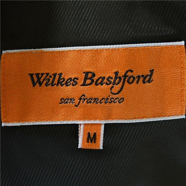 Wilkes bashford タカキュー 伊製生地 コットン混 2つボタン シングル ジャケット M 濃紺 チェック 袖口4つ釦 HECI-83217WB / 6TD004 | WILKES BASHFORD | 03