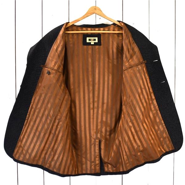 ジョセフアブード JOSEPH ABBOUD 3つボタン シングル ジャケット L ブラック ドット 袖口3つ釦 日本製 0375-JKJL-YA-0106 / 6TD008 | JOSEPH ABBOUD | 01