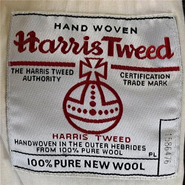 ビームス×ハリスツイード 3つボタン シングル 段返り ツイードジャケット L ブラウン ヘリンボーン 袖口2つ釦 11-16-1163-803 / 6TD009 | BEAMS | 04