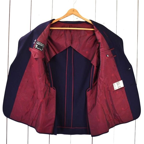 TAILOR Kato ダンヒル生地 dunhill 2つボタン シングル ジャケット M ダークネイビー 袖口2つ釦 春秋冬対応 / 6TD010 | dunhill | 01