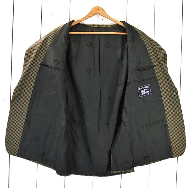 バーバリー Burberrys 2つボタン シングル ジャケット L ライトカーキ オーバーチェック 袖口3つ釦 春秋冬対応 23003264 / 6TD017 | BURBERRY | 01