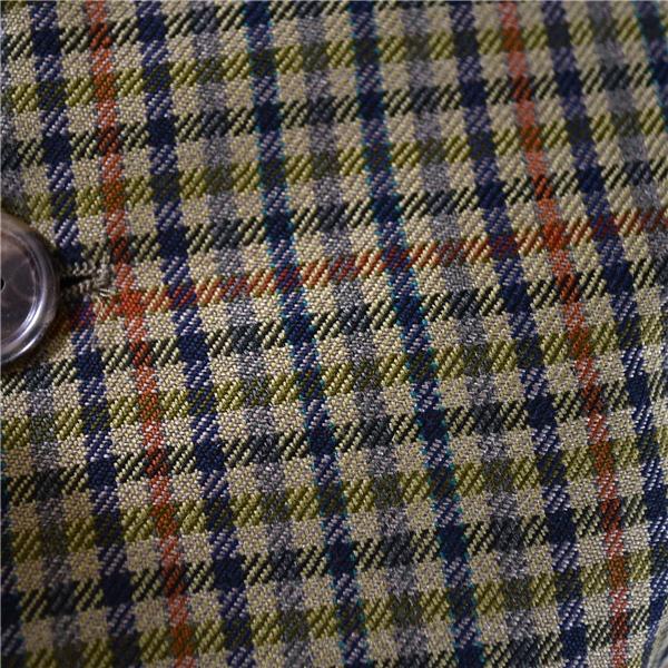 バーバリー Burberrys 2つボタン シングル ジャケット L ライトカーキ オーバーチェック 袖口3つ釦 春秋冬対応 23003264 / 6TD017 | BURBERRY | 02