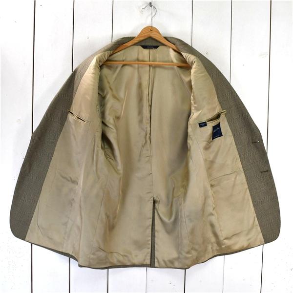 ブルックスブラザーズ 2つボタン シングル ジャケット 40RG / L ベージュ グレンチェック 袖口4つ釦 春秋冬対応 20862251 / 6TD018 | BROOKS BROTHERS | 01