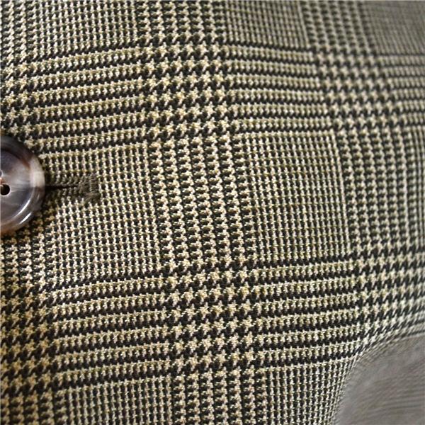 ブルックスブラザーズ 2つボタン シングル ジャケット 40RG / L ベージュ グレンチェック 袖口4つ釦 春秋冬対応 20862251 / 6TD018 | BROOKS BROTHERS | 02