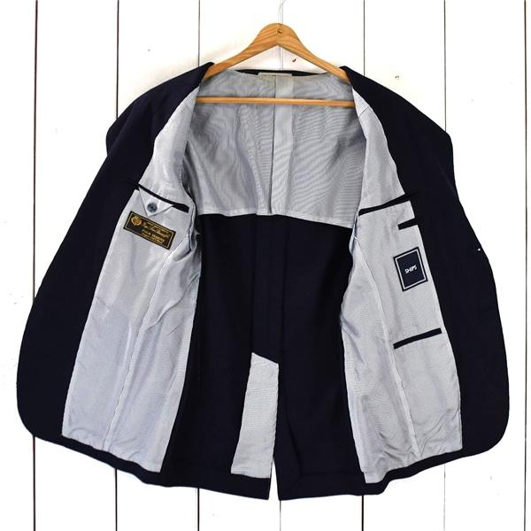 シップス SHIPS 伊製ロロピアーナ生地 super130's 3つボタン シングル 段返り ジャケット 44 / M 濃紺 袖口4つ釦 117-03-0188 / 6TD021 | SHIPS | 01