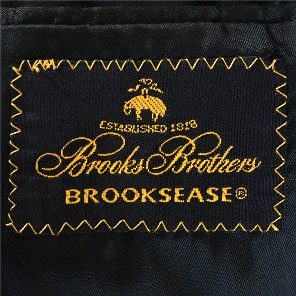 ブルックスブラザーズ BROOKSEASE 金ボタン 2つボタン シングル 紺ブレザー ジャケット 40s / L 濃紺 袖口4つ釦 97932 / 6TD022 | BROOKS BROTHERS | 03
