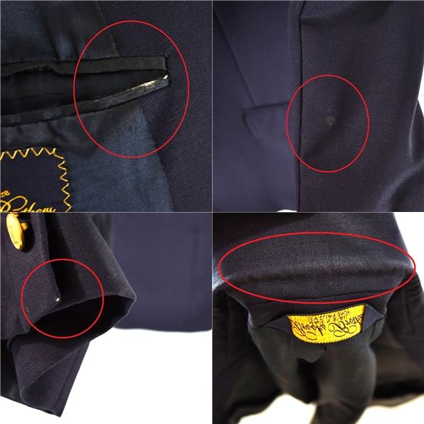 ブルックスブラザーズ BROOKSEASE 金ボタン 2つボタン シングル 紺ブレザー ジャケット 40s / L 濃紺 袖口4つ釦 97932 / 6TD022 | BROOKS BROTHERS | 05