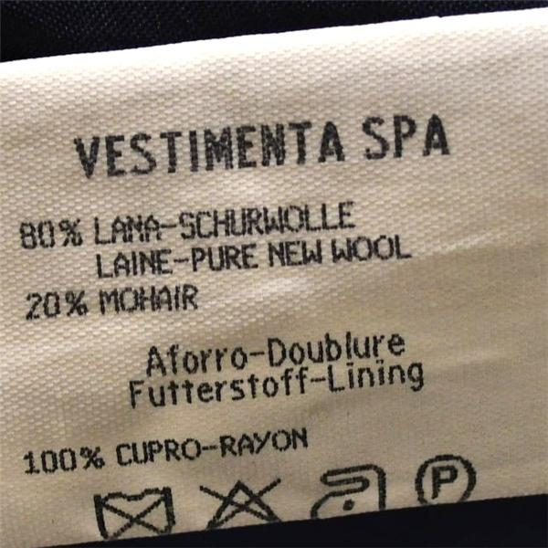 伊製 ジョルジオアルマーニ ARMANI 2つボタン シングル ジャケット 54 / XXL ダークネイビー 袖口3つ釦 大きいサイズ 02-722800 / 6TD028 | GIORGIO ARMANI | 05