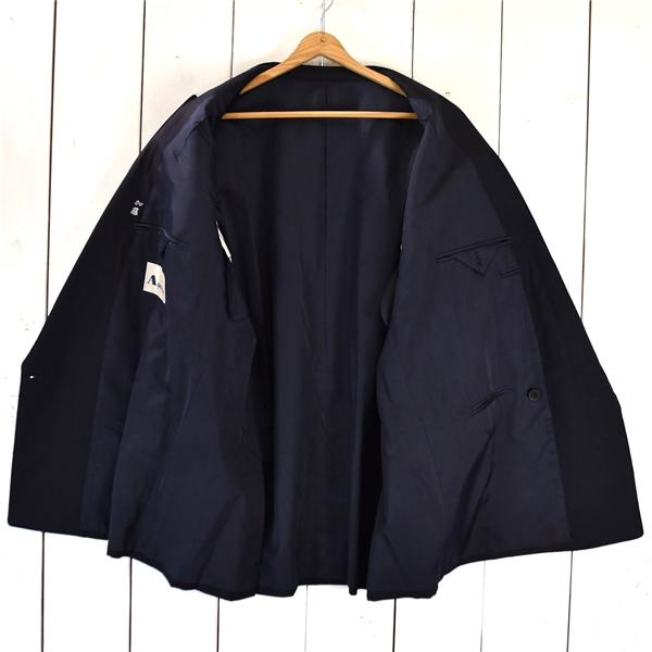 アクアスキュータム Aquascutum 金ボタン 4つボタン ダブル 紺ブレザー ジャケット XL ダークネイビー 袖口4つ釦 春秋冬対応 / 6TD030 | Aquascutum | 01