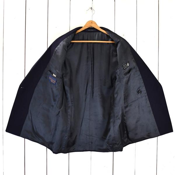 カナダ製 ラルフローレン Polo University Club 金釦 6つボタン ダブル 紺ブレザー ジャケット 38S / L 濃紺 袖口4つ釦 CA-01129 / 6TD037 | POLO RALPH LAUREN | 01