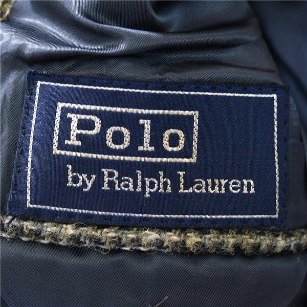 USA製 ラルフローレン Polo Ralph Lauren 2つボタン シングル ツイード ジャケット L グレーベース チェック 袖口4つ釦 秋冬対応 / 6TD039 | POLO RALPH LAUREN | 03