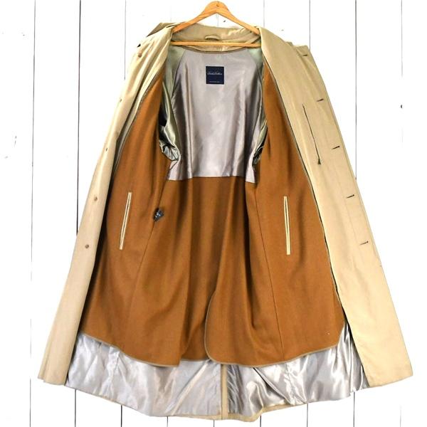 ブルックスブラザーズ BROOKS BROTHERS 比翼仕立て 5つボタンシングル ステンカラーコート XL ベージュ 28-9117-38S-F99 / 6TD045 | BROOKS BROTHERS | 01