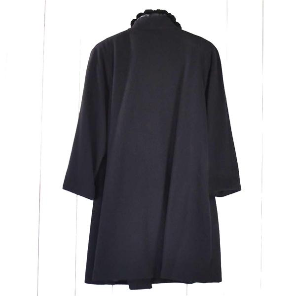 レディース】Claire ELMOREA カシミヤ100％ 取外し可能ヌートリア毛皮ファー付 ロングコート L / 13号 ブラック 7674-21004 / 6TD048 | ブランド登録なし | 02