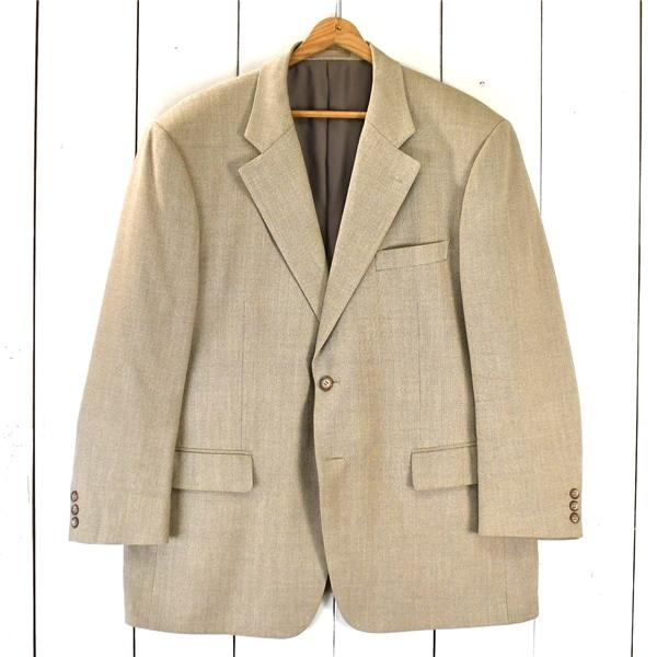 ベルモーレ BELLUMORE シルク混 麻リネン混 2つボタン シングル ジャケット BB6 / L ベージュ 袖口3つ釦 春夏秋対応 4516301 / 6TD051 | BELLUMORE