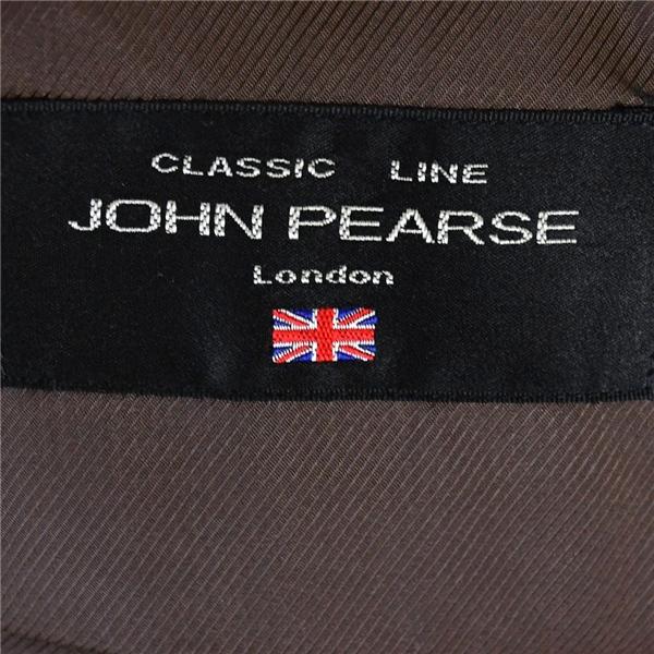 JOHN PEARSE ジョンピアース カシミヤ混 2つボタン シングル ジャケット 98AB6 / L ダークブラウン 秋冬対応 K45009 / 6TD054 | ブランド登録なし | 03