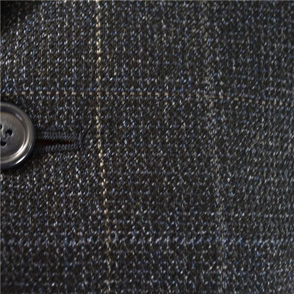 ROSSY ロッシー 2つボタン シングル ジャケット AB6 / XL チャコールグレー ウインドペン 袖口3つ釦 春秋対応 3G-053 / 6TD055 | ブランド登録なし | 02