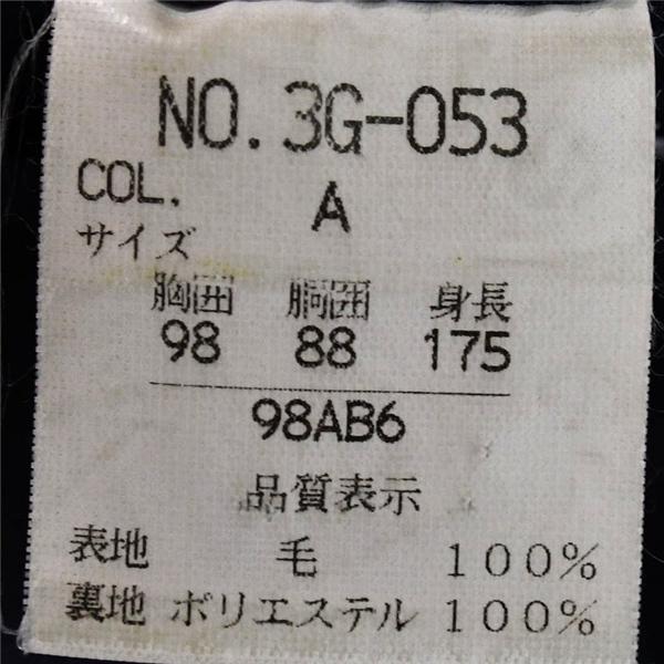 ROSSY ロッシー 2つボタン シングル ジャケット AB6 / XL チャコールグレー ウインドペン 袖口3つ釦 春秋対応 3G-053 / 6TD055 | ブランド登録なし | 04