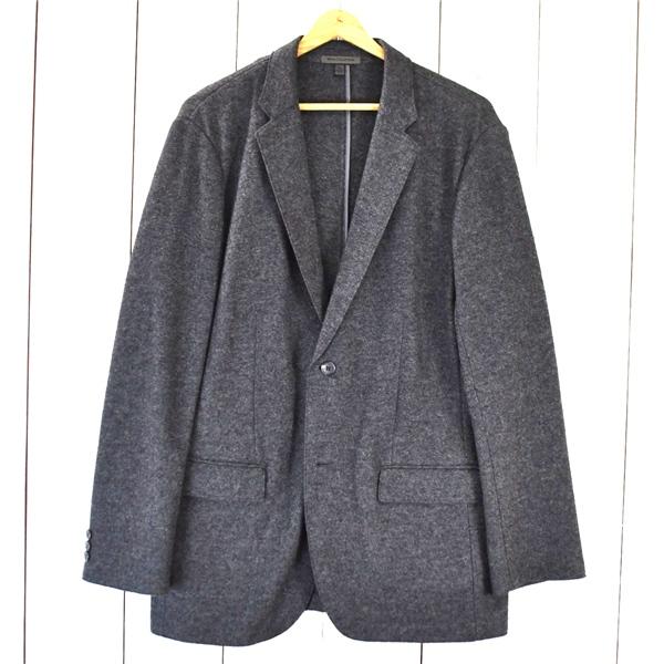 ユニクロ UNIQLO 2つボタン シングル コンフォートジャケット XL ダークグレー 袖口3つ釦 秋冬対応 311-065118 / 6TD056 | ユニクロ