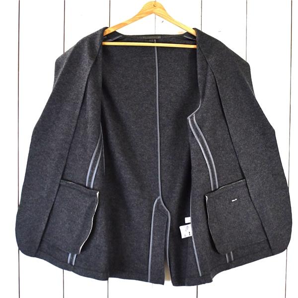ユニクロ UNIQLO 2つボタン シングル コンフォートジャケット XL ダークグレー 袖口3つ釦 秋冬対応 311-065118 / 6TD056 | ユニクロ | 01